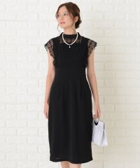 Lace Ladies/レースレディース Lace Ladies ノースリーブレースデザイン タイトワンピースドレス/503711304