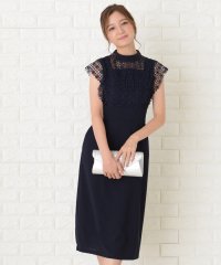 Lace Ladies/レースレディース Lace Ladies ノースリーブレースデザイン タイトワンピースドレス/503711304