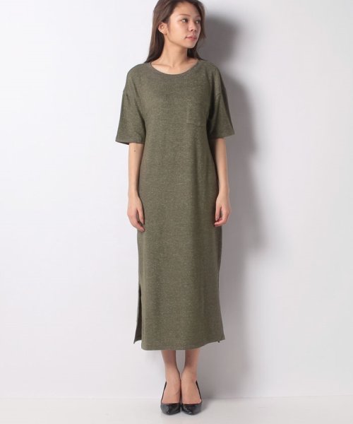 セール ストレッチサイドスリットtシャツワンピース ベネトン レディース Benetton Women D Fashion セール ストレッチサイドスリットtシャツワンピース ベネトン レディース Benetton Women D Fashion