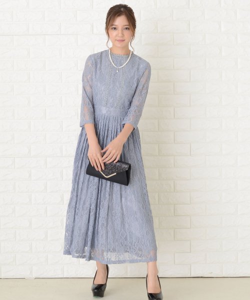 セール 五分袖総レースワンピースドレス レースレディース Lace Ladies D Fashion