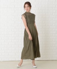 Lace Ladies/レースレディース Lace Ladies ノースリーブプリーツデザインワンピースドレス/503711327