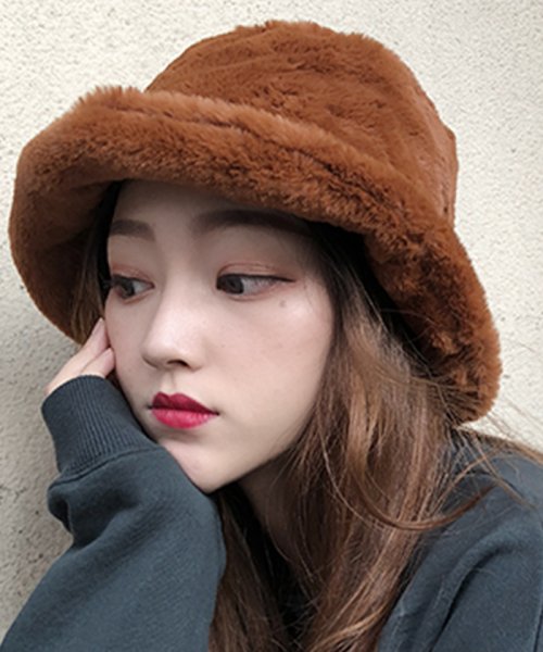 バケットハット レディース ハット 帽子 ファー ふわふわ 冬 暖かい 厚手 おしゃれ 可愛い 韓国 ミニミニストア Miniministore D Fashion バケットハット レディース ハット 帽子 ファー ふわふわ 冬 暖かい 厚手 おしゃれ 可愛い 韓国 ミニミニストア Miniministore D Fashion