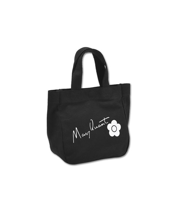 マリークワント MARY QUANT サインロゴキャンバス ミニトート マリークワント MARY QUANT サインロゴキャンバス ミニトート