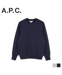 A.P.C./A.P.C. JJJJound アーペーセー ジョウンド トレーナー スウェット メンズ レディース コラボ SWEAT JUSTIN グレー ネイビー COE/503014929