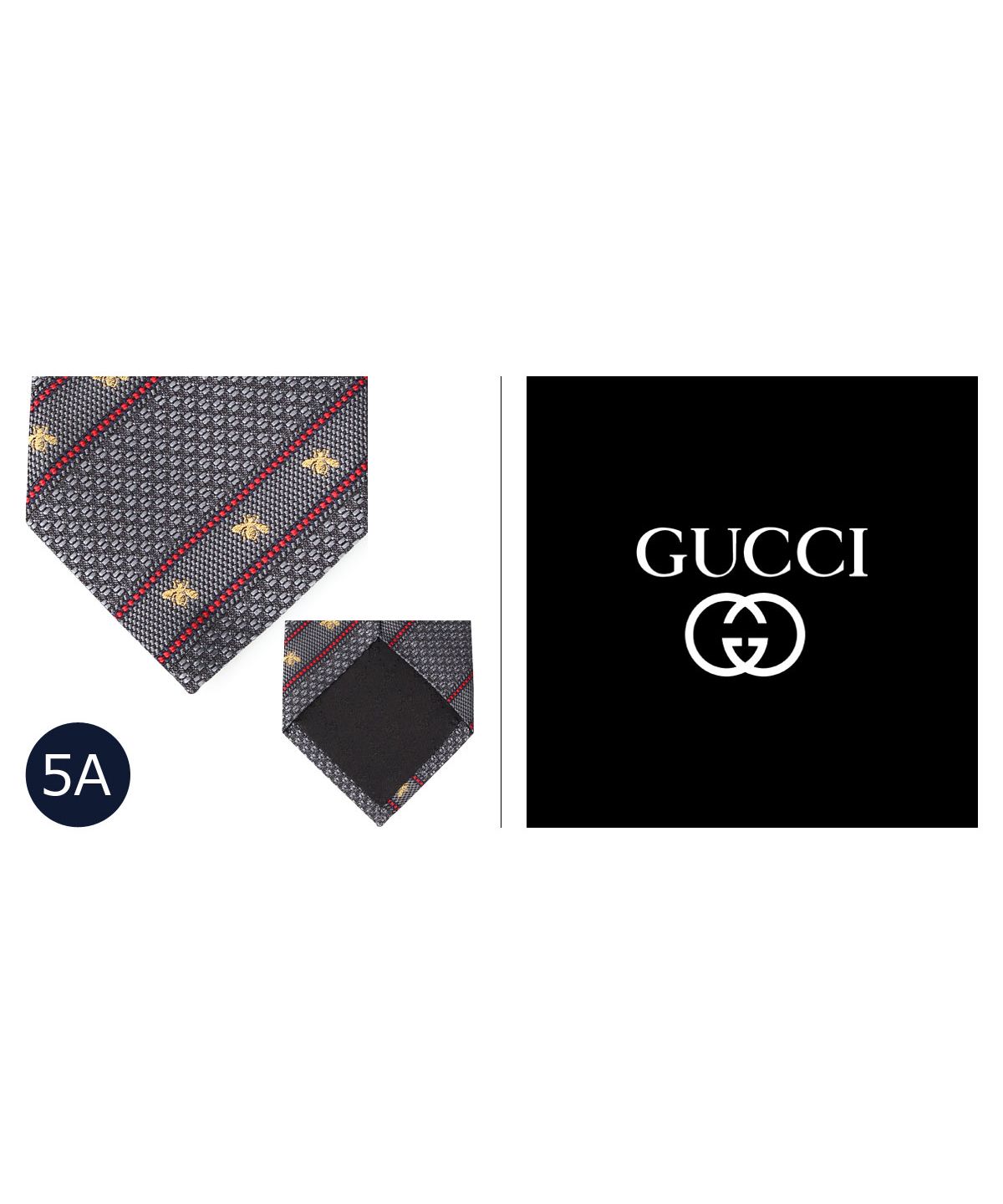 未使用 GUCCI グッチ ネクタイ 純白 結婚式 光沢 艶 2021年最新海外