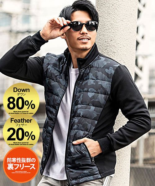 セール26%OFF】VICCI 長袖ダウンブルゾン インナーダウン メンズ