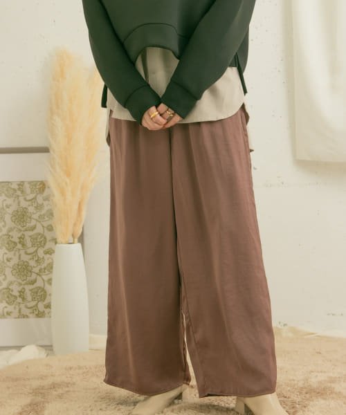セール マットサテンパンツ アイテムズ アーバンリサーチ レディース Items Urbanresearch D Fashion セール マットサテンパンツ アイテムズ アーバンリサーチ レディース Items Urbanresearch D Fashion