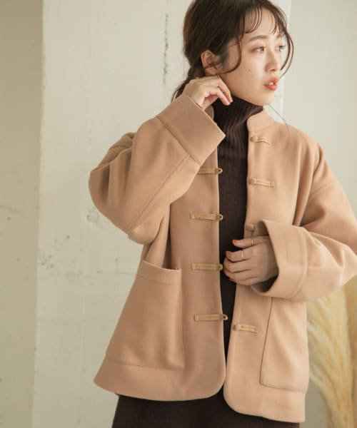 セール チャイナボタンスタンドカラーコート アイテムズ アーバンリサーチ レディース Items Urbanresearch D Fashion