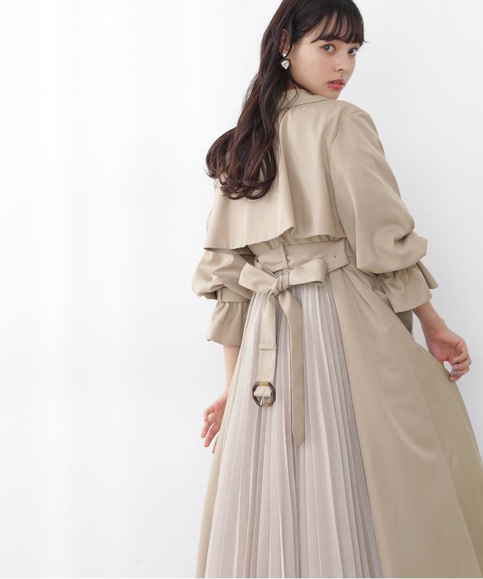 ◇バックプリーツドレストレンチ(503726117) | ジル バイ ジル