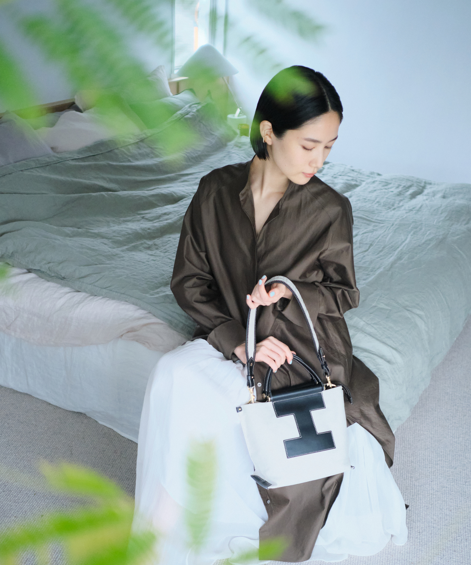 憧れの Emily様★IACUCCI ソルベット キャンバストートS ブラック - ショルダーバッグ