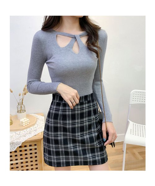 セール ニットトップス 首周り デコルテ見せ 胸元クロス リブニット ニットカットソー 肌見せ インナー 可愛い フェイト感 セクシー 人気トップス 着回し セイヘイショップ Seiheishop D Fashion セール ニットトップス 首周り デコルテ見せ 胸元クロス リブニット ニットカットソー 肌見せ インナー 可愛い フェイト感 セクシー 人気トップス 着回し セイヘイショップ Seiheishop D Fashion