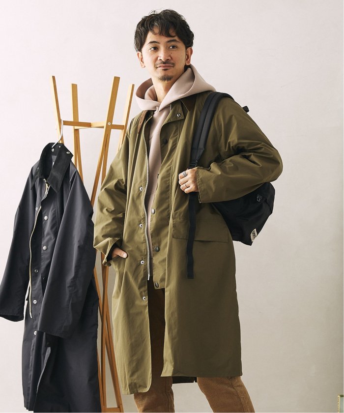 セール】【Barbour / バブアー for relume】別注 BURGHLEY COAT