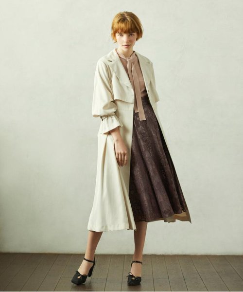 バックプリーツドレストレンチ ジルバイジルスチュアート Jill By Jillstuart D Fashion