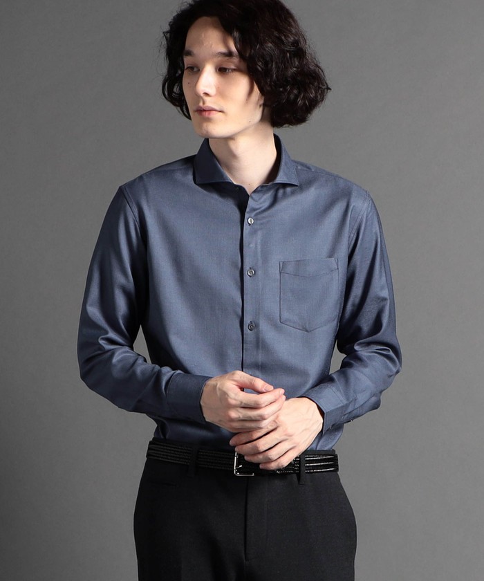 セール 50%OFF】OXIJEWELカッタウェイカラーシャツ(503281359