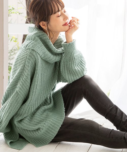 セール 39 Off ボリュームオフタートルニット オシャレウォーカー Osharewalker D Fashion