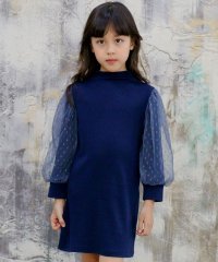 子供服Bee/袖チュールワンピース/503733624