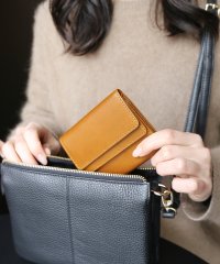 Mia Borsa/サンキョウショウカイ 三京商会 牛革レザー 三つ折りミニ財布/503731782