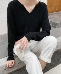 miniministore/ニットトップス レディース Vネック長袖/503735264