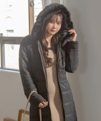 JULIA BOUTIQUE/ジュリアブティック JULIA BOUTIQUE フード付き中綿ダウン風ロングコート/20647/503735881