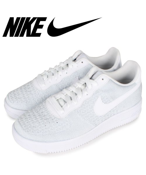 Nike Air Force 1 Flyknit 2 0 ナイキ エアフォース1 フライニット スニーカー メンズ ホワイト 白 Av3042 100 ナイキ Nike D Fashion