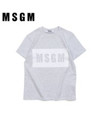 MSGM/MSGM エムエスジーエム Tシャツ 半袖 レディース BOX LOGO T－SHIRTS グレー MDM95 94/503017266