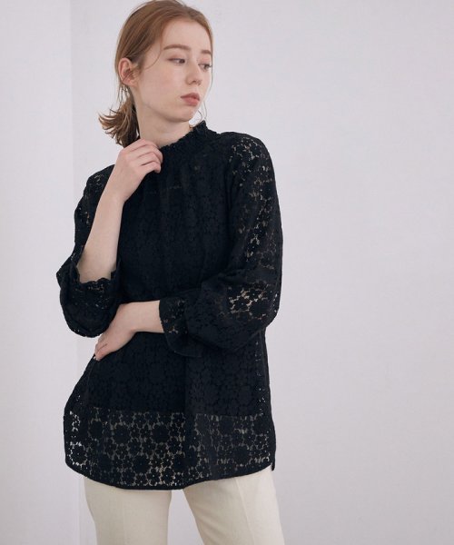 セール インナー付き シャーリングレースブラウス タンクトップセット マドモアゼル ロペ Mademoiselle Rope D Fashion セール インナー付き シャーリングレースブラウス タンクトップセット マドモアゼル ロペ Mademoiselle Rope D Fashion