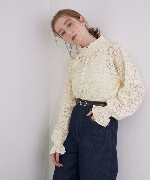 クーポン セール 50 Off インナー付き シャーリングレースブラウス タンクトップセット マドモアゼル ロペ Mademoiselle Rope D Fashion クーポン セール 50 Off インナー付き シャーリングレースブラウス タンクトップセット マドモアゼル ロペ Mademoiselle Rope D Fashion
