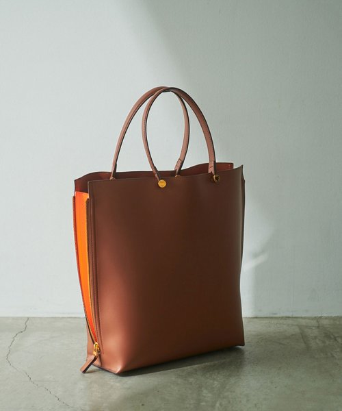 【E'POR】【A4対応】Y bag Large(サイドジップ縦型トートバッグ)