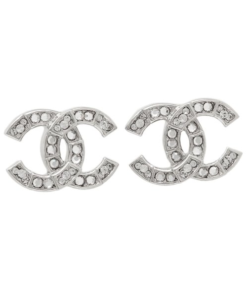 シャネル ピアス アクセサリー レディース Ccマーク ココマーク Chanel Ab4579 B N40 クリア シルバー シャネル Chanel D Fashion