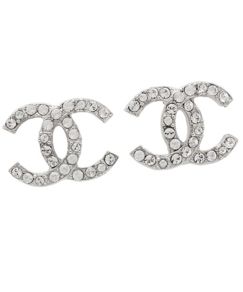 シャネル ピアス アクセサリー レディース Ccマーク ココマーク Chanel Ab49 B N96 クリア シルバー シャネル Chanel D Fashion