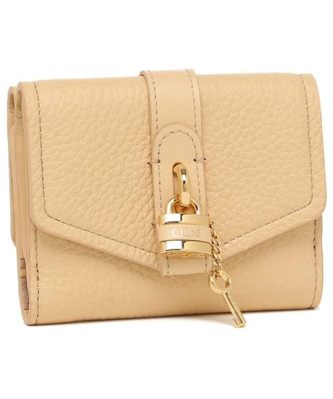 おすすめ クロエ 折財布 レディース アビー アビィ パドロック 南京錠 鍵 ミニ財布 Chloe Chc19wp311b71 2 ベージュ 人気定番 Axes Axes 財布 小物 Limbusrestobar Com