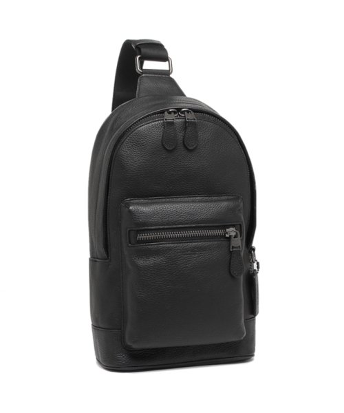 クーポン セール 35 Off コーチ ボディバッグ ウエストバッグ アウトレット メンズ Coach 2540 Qb Bk ブラック コーチ Coach D Fashion