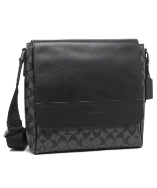 コーチ ショルダーバッグ アウトレット メンズ Coach 573 Qbmi5 グレー ブラック コーチ Coach D Fashion