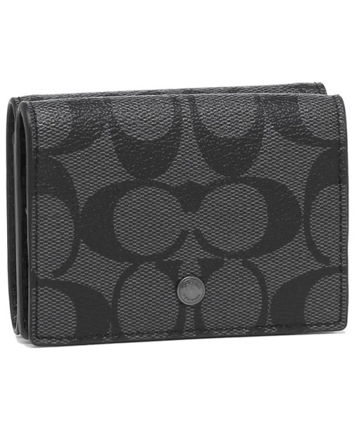 コーチ 折財布 アウトレット メンズ Coach F Qbo4g チャコール コーチ Coach D Fashion