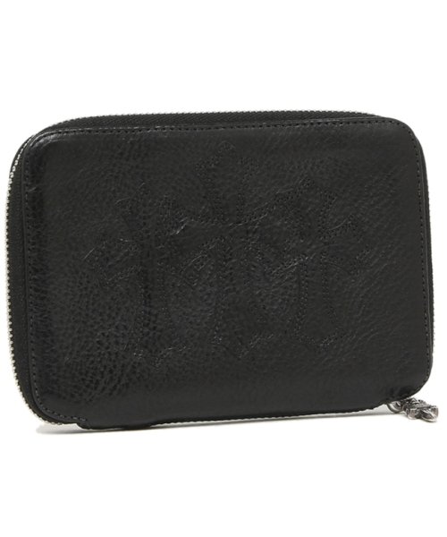 クロムハーツ 折財布 メンズ Chrome Hearts Black ブラック クロムハーツ Chrome Hearts D Fashion