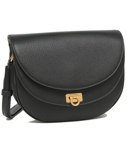 セール フェラガモ ショルダーバッグ レディース トラベルショルダー Salvatore Ferragamo 21i333 ブラック サルヴァトーレ フェラガモ Salvatore Ferragamo D Fashion