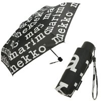 Marimekko/マリメッコ marimekko 傘 マリロゴ 折りたたみ傘 ブラック レディース marimekko 048859 910/503744810