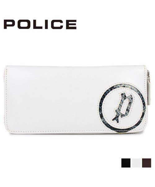 ポリス Police 財布 長財布 メンズ イーブン ラウンドファスナー Even Wallet ブラック ホワイト ブラウン 黒 白 Pa 5508 ポリス Police D Fashion