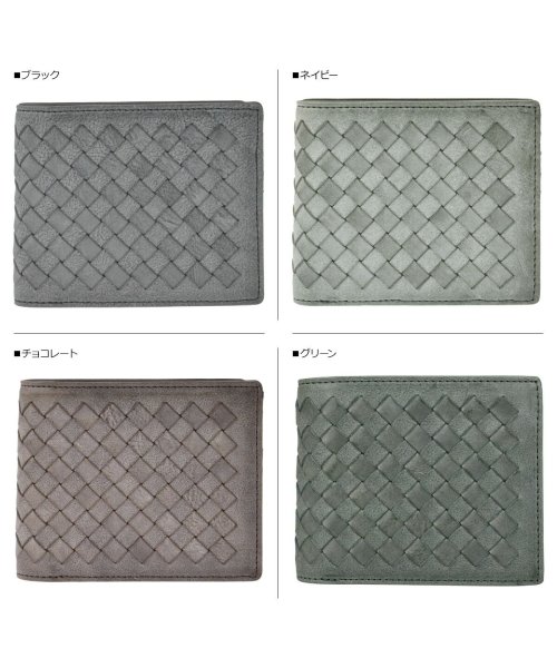 ゾンネ Sonne 財布 二つ折り メンズ シビラ Sibilla Wallet ブラック ネイビー ブラウン グリーン 黒 Som003 ゾンネ Sonne D Fashion