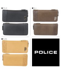 POLICE/ポリス POLICE 財布 長財布 メンズ ラウンドファスナー レザー CIRCUIT ROUND WALLET ブラック グレー キャメル 黒 PA－6104/503017468