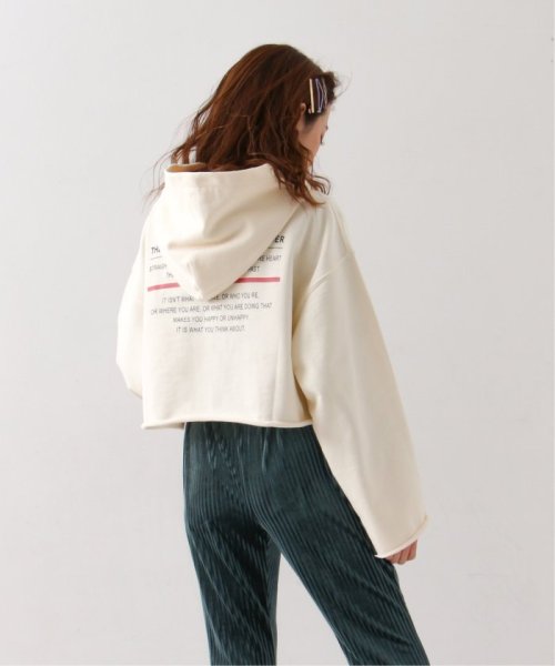 ショート丈バックプリントパーカー ヴァンス エクスチェンジ Vence Exchange D Fashion ショート丈バックプリントパーカー ヴァンス エクスチェンジ Vence Exchange D Fashion