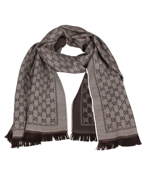 グッチ Gucci マフラー スカーフ メンズ レディース イタリア製 Scarf ベージュ g0 グッチ Gucci D Fashion