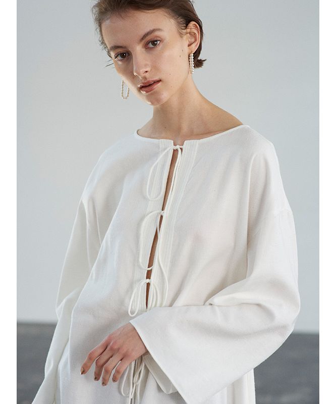 極美品♡ルネ♡フロントリボン　ワンピース 極美品♡ルネ♡フロントリボン ワンピース - メルカリ