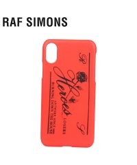 RAFSIMONS/ラフ シモンズ RAF SIMONS iPhone XS X ケース スマホ 携帯 アイフォン メンズ レディース IPHONE CASE レッド 192－94/503017641