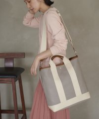 TOPKAPI BREATH/トプカピ TOPKAPI スコッチグレイン ネオレザー 縦型 A4 トート バッグ ショルダー付き L/503260250