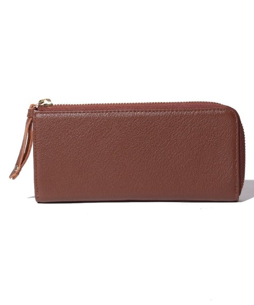 ペルケ perche / カラーコンビレザーL字パームフィット長財布