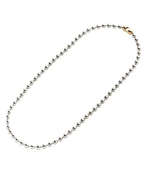 アレンジ自在 シルバーボールチェーンのy字ネックレス クリームドット Cream Dot D Fashion アレンジ自在 シルバーボールチェーンのy字ネックレス クリームドット Cream Dot D Fashion