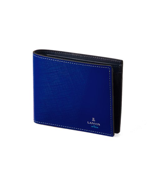 ランバンオンブルー 財布 二つ折り財布 本革 メンズ レディース Lanvin En Bleu パーシャル ランバン Lanvin D Fashion