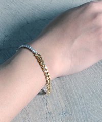 MAISON mou/【YArKA/ヤーカ】silver925 big flat & flat & figala  chain bracelet [FFF]/喜平&フィガロチェーンミ/503755472