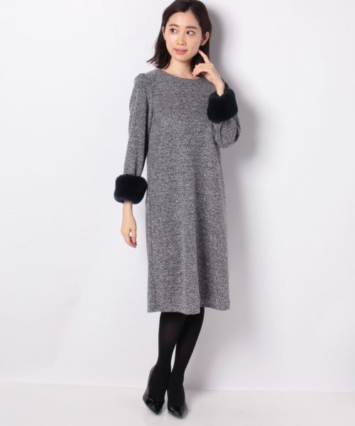 セール70 Off ニットツイード袖フェイクファーワンピース インタープラネット Interplanet D Fashion セール70 Off ニットツイード袖フェイクファーワンピース インタープラネット Interplanet D Fashion